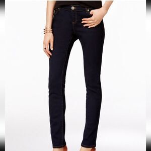 INC International Concepts Mid Rise Skinny Jeans Dark Blue Denim sz 16 W NWOT